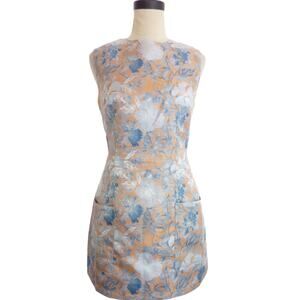 YLLW Esti Dress Lani Blue Small Floral
